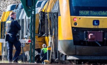 17 people injured in train collision in Denmark