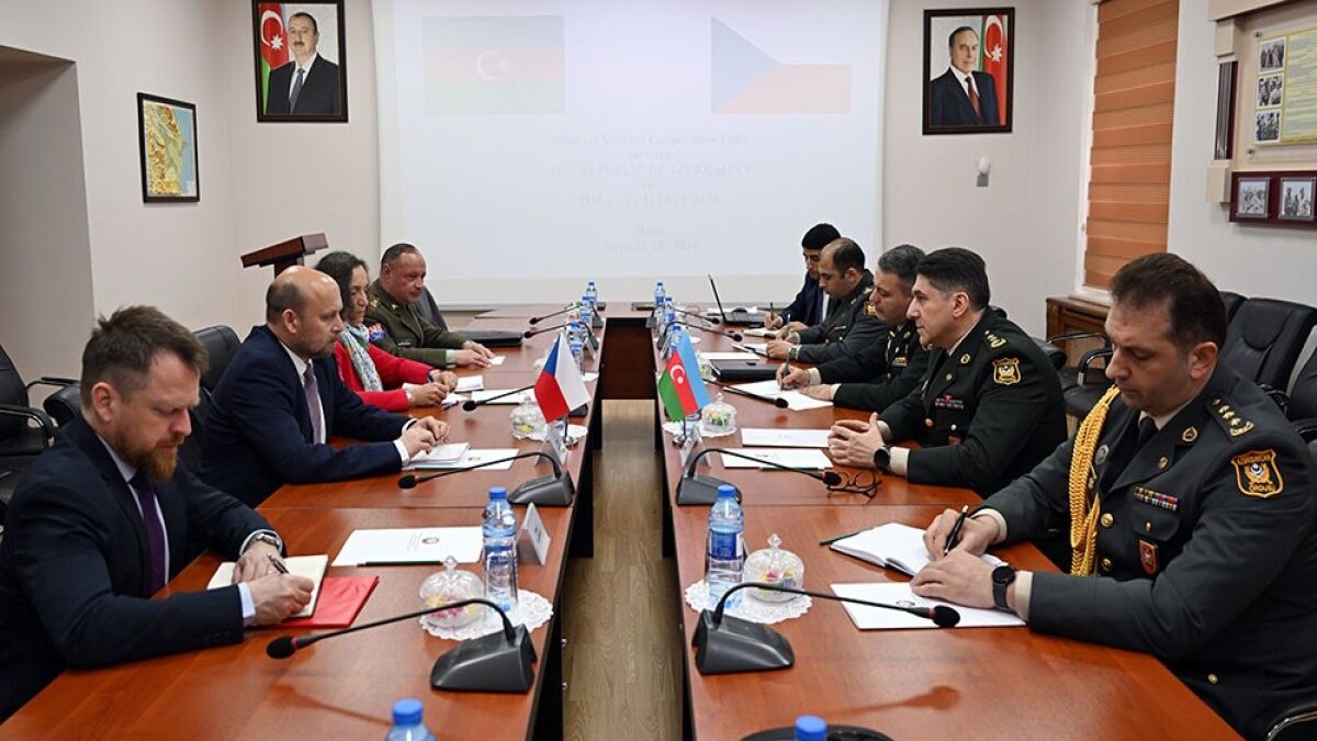 Azerbaijan and the Czech Republic have signed a military cooperation plan