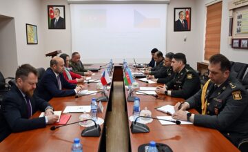 Azerbaijan and the Czech Republic have signed a military cooperation plan