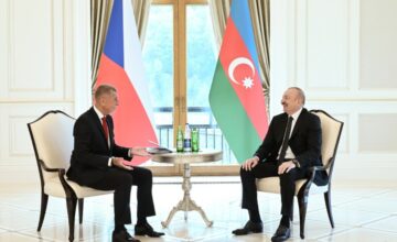 President Ilham Aliyev held a one-on-one meeting with the Prime Minister of the Czech Republic in Gabala