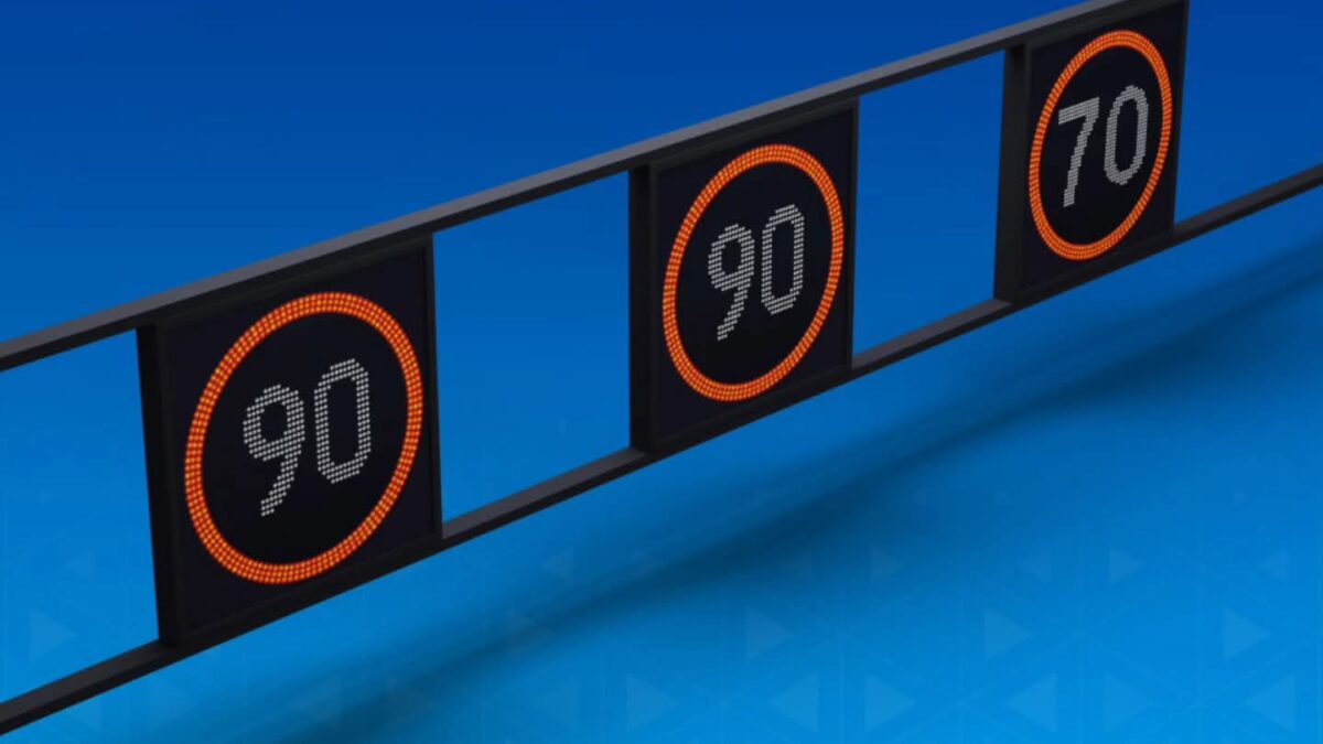 Speed limit reduced on the Zigh Circle-Airport road