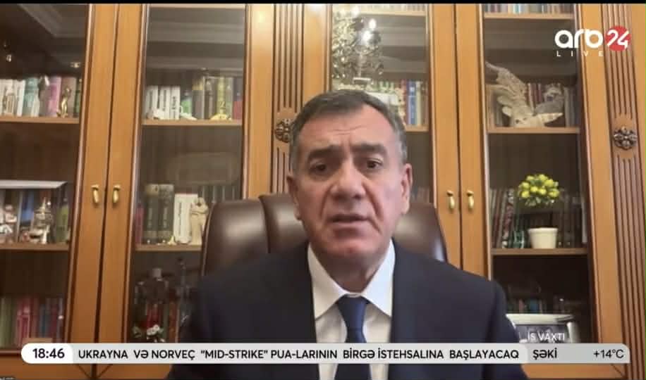 Qudrat Hasanguliyev gave an interview to ARB 24