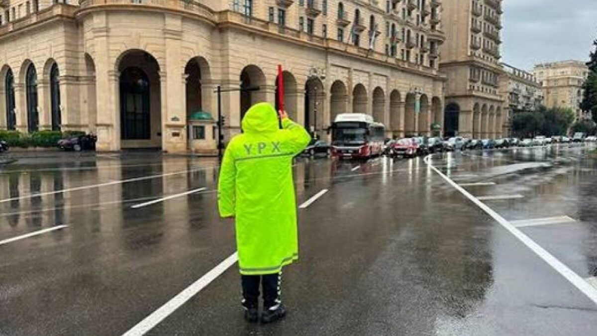 Road police appealed to traffic participants regarding rainy weather