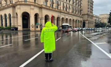 Road police appealed to traffic participants regarding rainy weather