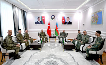 Hikmet Mirzayev met with Turkish general (PHOTO)