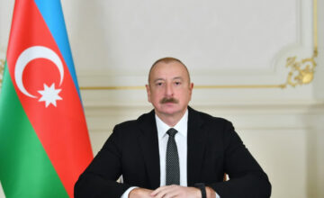 President Ilham Aliyev arrived on a state visit to Georgia