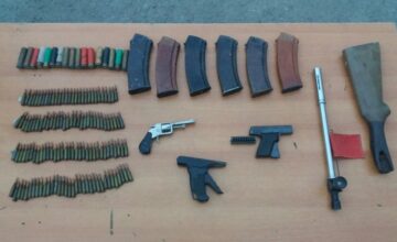 Illegally held weapons discovered