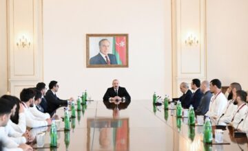President Ilham Aliyev received the wrestlers who became champions in the team standings at the European Championship