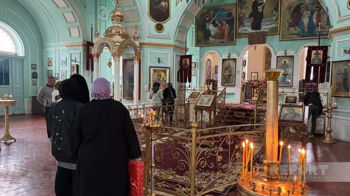 Orthodox Christians celebrate Easter in Ganja