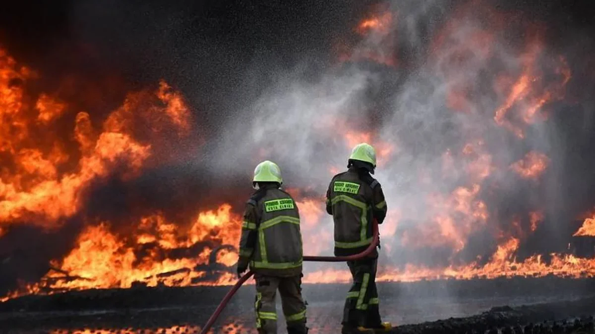 Three children died as a result of a fire in a residential building in Kazakhstan