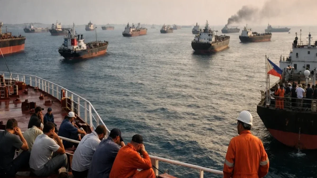 20,000 sailors remain stranded in the Persian Gulf zone