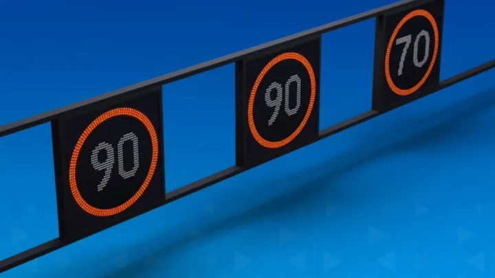 Speed limit reduced on the Zigh Circle-Airport road