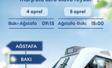 ADY Scheduled Additional Train Services on Baku–Aghstafa–Baku Route