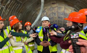 The first stage of the construction of a 200-meter tunnel in the Baku Metro has been completed