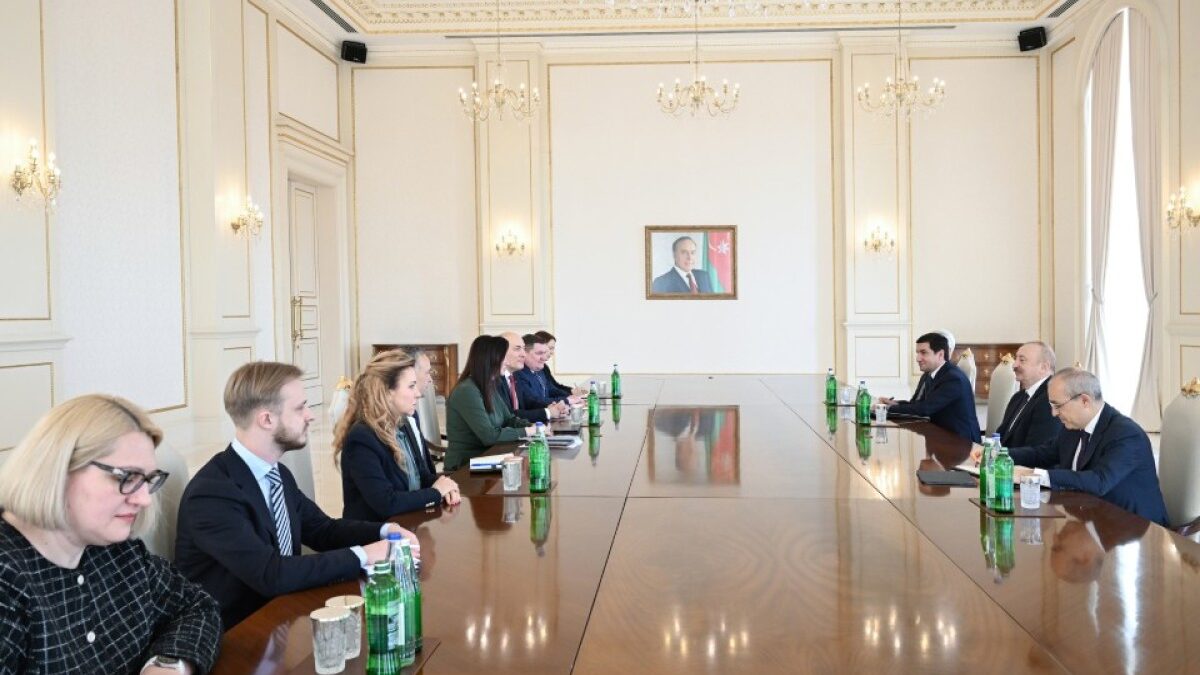 President Ilham Aliyev received the Prime Minister of Lithuania