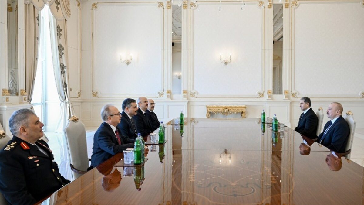 President Ilham Aliyev has received the Minister of Interior of Turkey