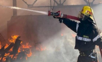 Fire in a one-room house in Sabunchu