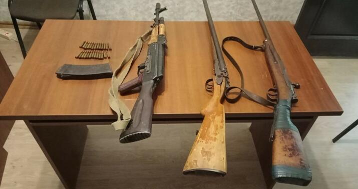 The MIA announced the number of weapons and ammunition discovered yesterday