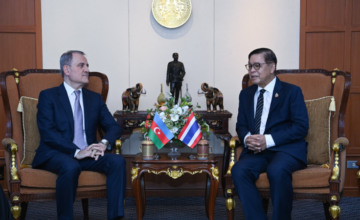 Jeyhun Bayramov informed his Thai counterpart about the restoration work in the liberated territories