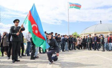 A farewell ceremony for conscripts to military service was held in Nakhchivan