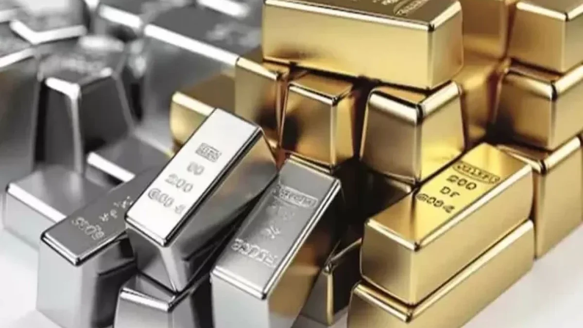 Gold and silver prices have fallen in commodity markets