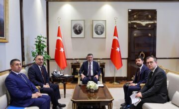 Cevdet Yılmaz met with the Ambassador of Azerbaijan to Ankara