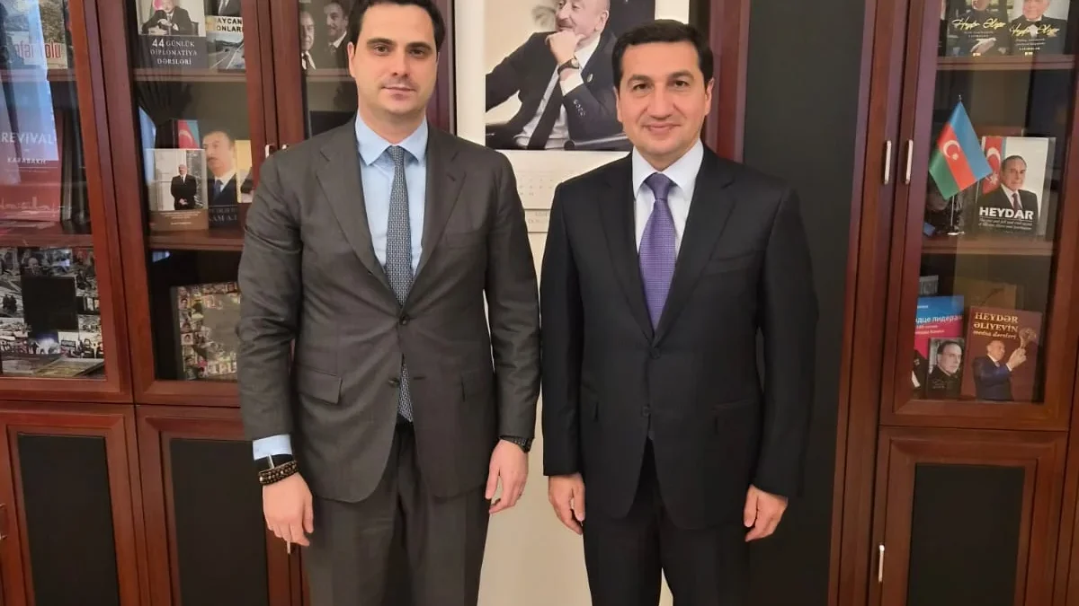 Hikmet Hajiyev and Elchin Gasimov discussed cooperation between Baku and Bratislava