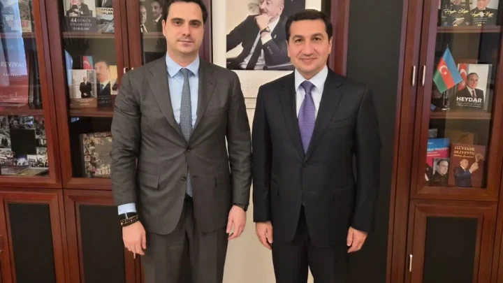 Hikmet Hajiyev and Elchin Gasimov discussed cooperation between Baku and Bratislava
