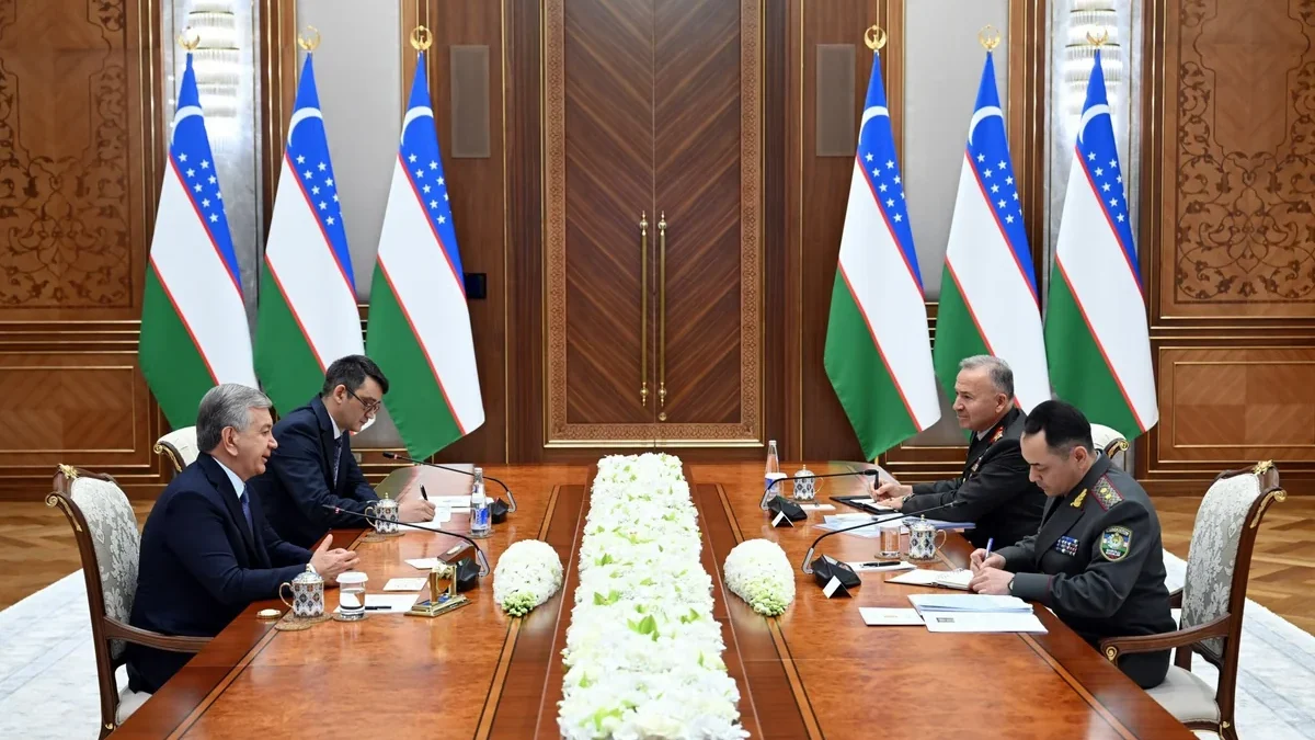 Shavkat Mirziyoyev briefed on military cooperation with Turkey
