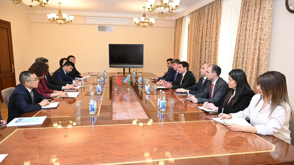 Hikmat Hajiyev discussed digital cooperation with Chinese minister