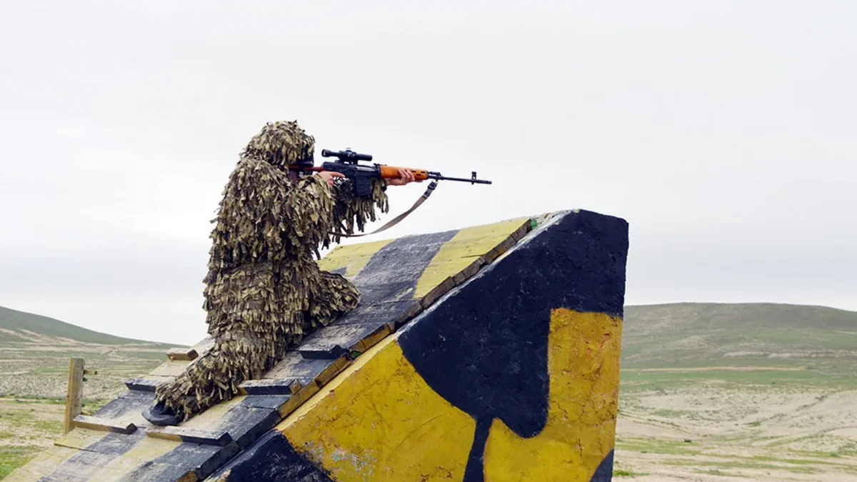 Competition for the title of “Best Sniper” held in the Azerbaijan Army