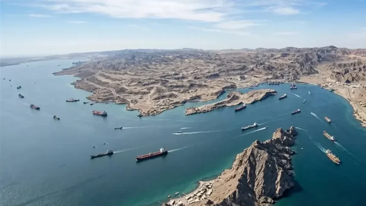 Ship traffic in the Strait of Hormuz has decreased sharply