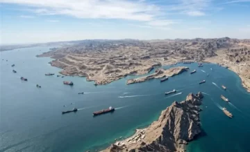 Ship traffic in the Strait of Hormuz has decreased sharply