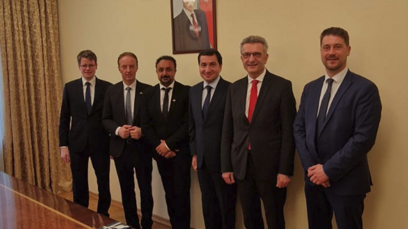 Hikmet Hajiyev met with the Bundestag delegation