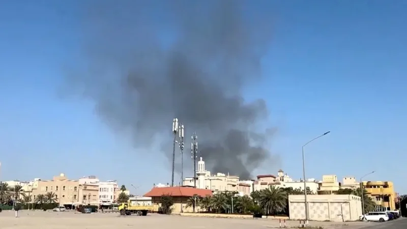 Drone attack in Iraq – oil company warehouses burned