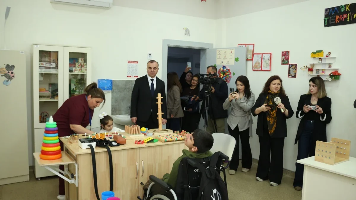 A media tour has been organized to the Gabala Children’s Rehabilitation Center