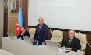 Presentation ceremony of the book “Investment absorption of the Azerbaijani economy” held