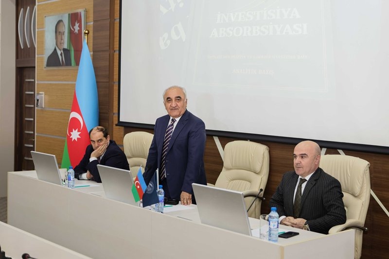 Presentation ceremony of the book “Investment absorption of the Azerbaijani economy” held