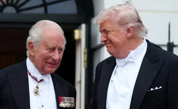Trump allowed himself to joke about King Charles III