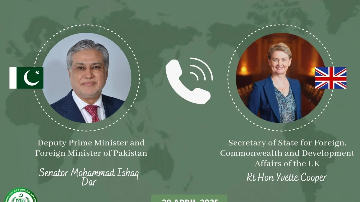 Ishaq Dar and the UK Foreign Secretary discussed the regional situation