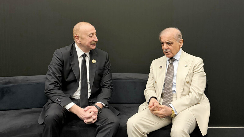 Ilham Aliyev met with Shehbaz Sharif within the framework of the Antalya Diplomacy Forum