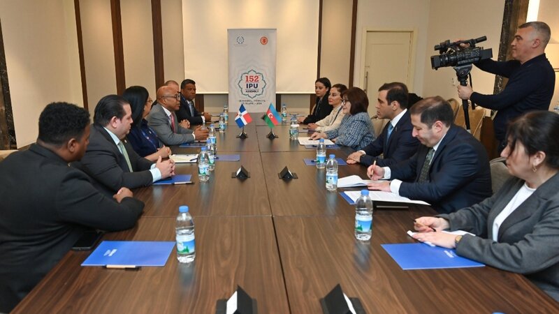 Sahiba Gafarova met with the President of the Chamber of Deputies of the Dominican Republic