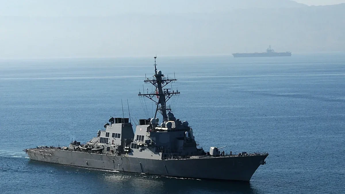 Media: Fire breaks out on destroyer “USS Higgins”