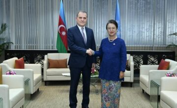 Jeyhun Bayramov met with UN official