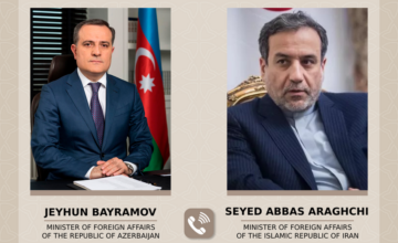 Jeyhun Bayramov held a phone conversation with his Iranian counterpart – UPDATED