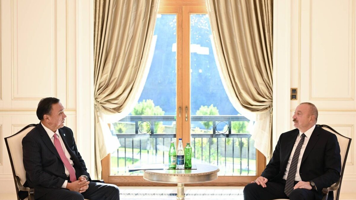 The Secretary General of the OTS congratulated President Ilham Aliyev