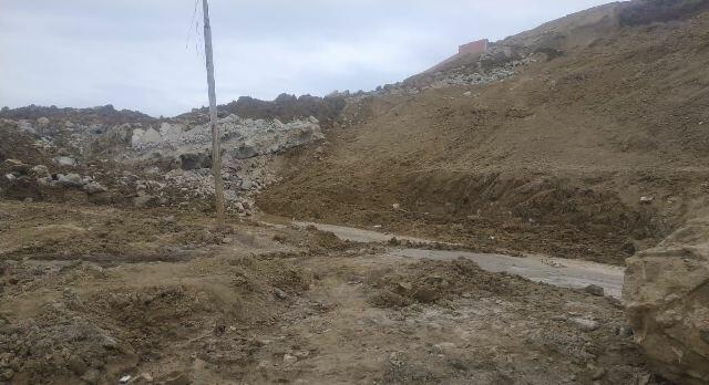 Landslide in Baku White City