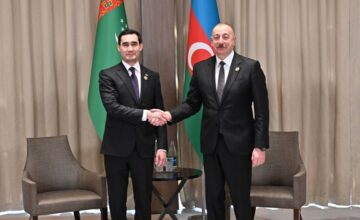 Serdar Berdimuhamedov congratulated President Ilham Aliyev
