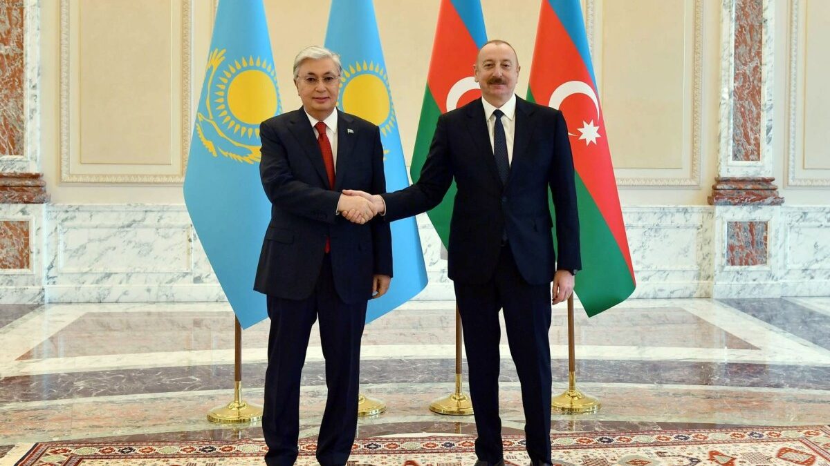 Kassym-Jomart Tokayev congratulated President Ilham Aliyev