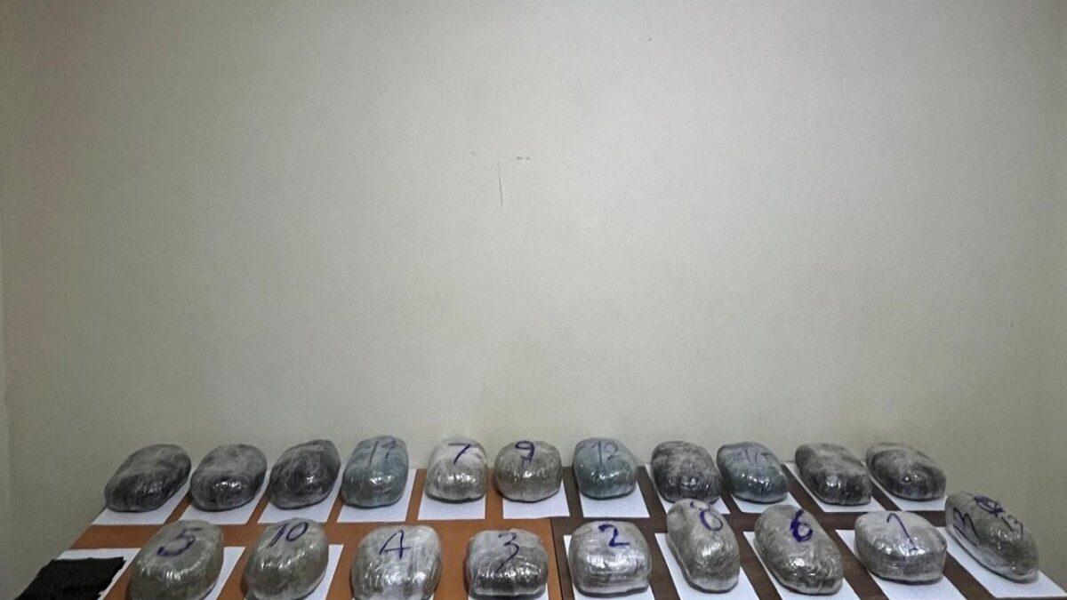 Attempt to smuggle 20 kg of narcotics from Iran to Azerbaijan prevented